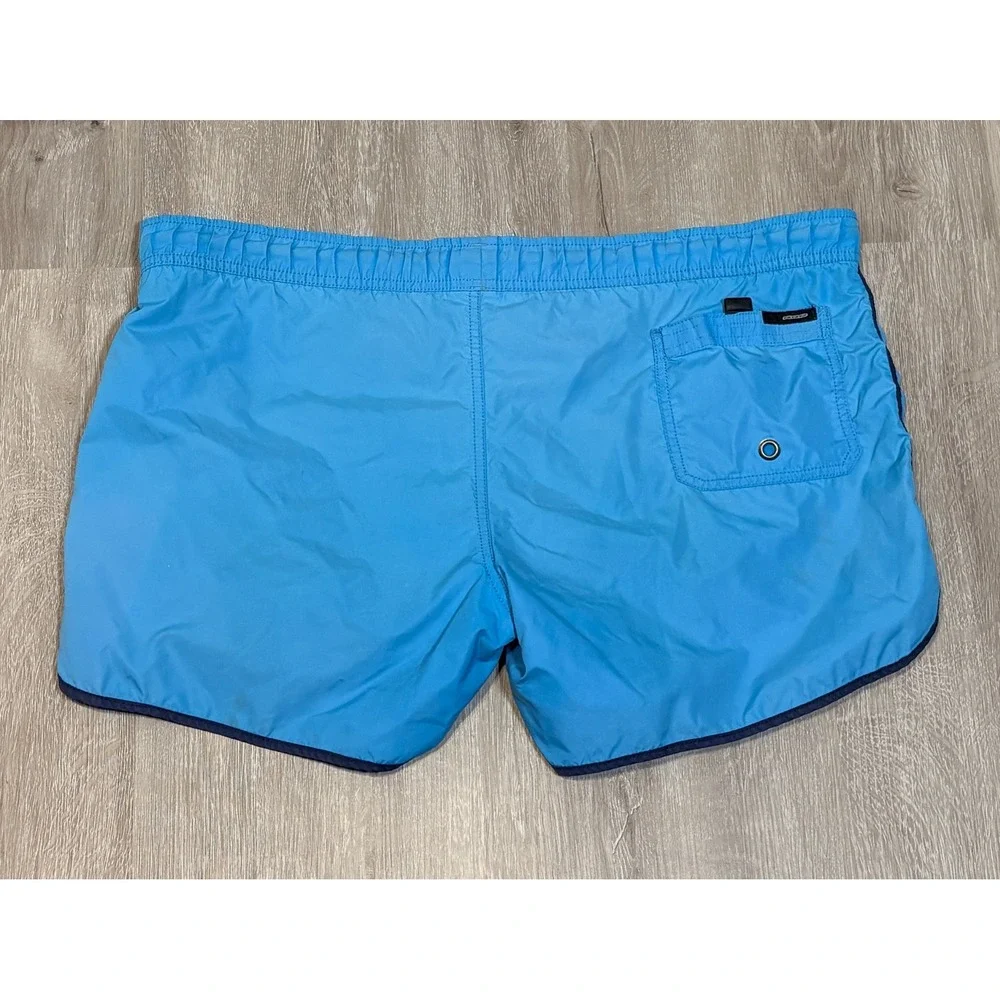 Roberto Ricci Designs RRD Mens Blue‎ Swim Trunks Board Shorts Mesh Lined Size 36